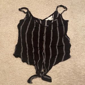 H&M Tank Top with front tie Size 2